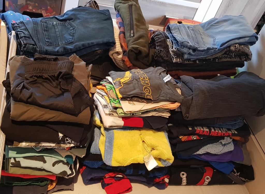 Jongens kleding maat 110/116, Ophalen, Zo goed als nieuw
