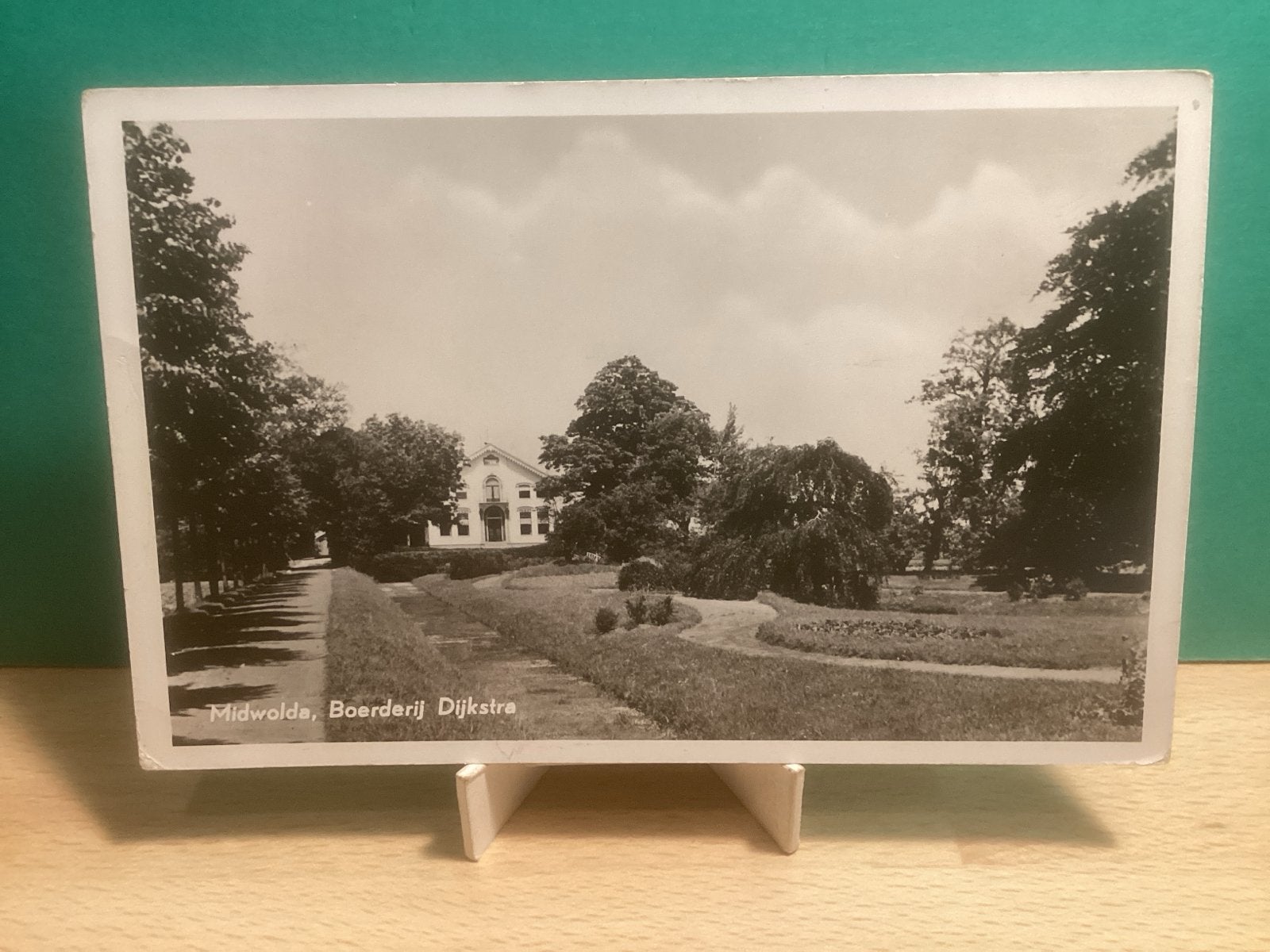 Midwolda, Boerderij Dijkstra.    753, Ophalen of Verzenden, 1940 tot 1960, Gelopen, Groningen