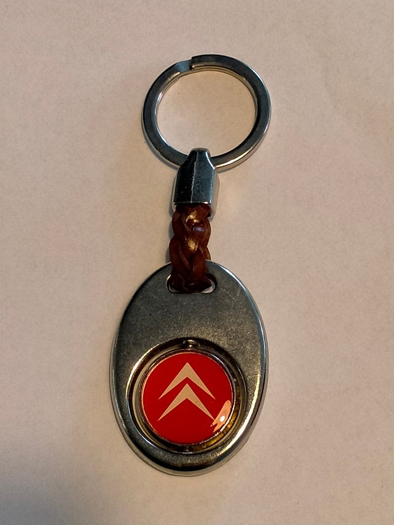 Citroën auto sleutelhanger logo auto's automerk vervoer, Ophalen of Verzenden, Gebruikt, Auto's