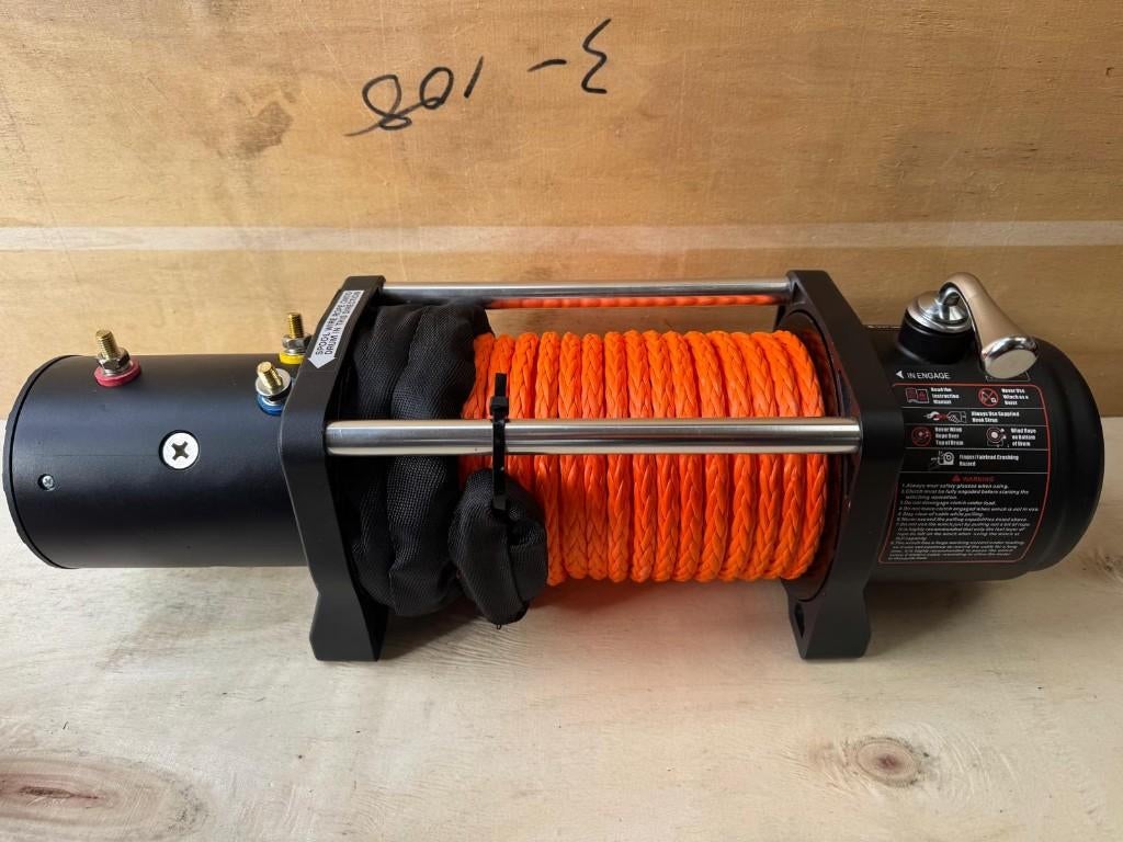 Elektrische lier 12 volt 5,9 ton  13500 lbs touw draadloos, Ophalen of Verzenden, Nieuw