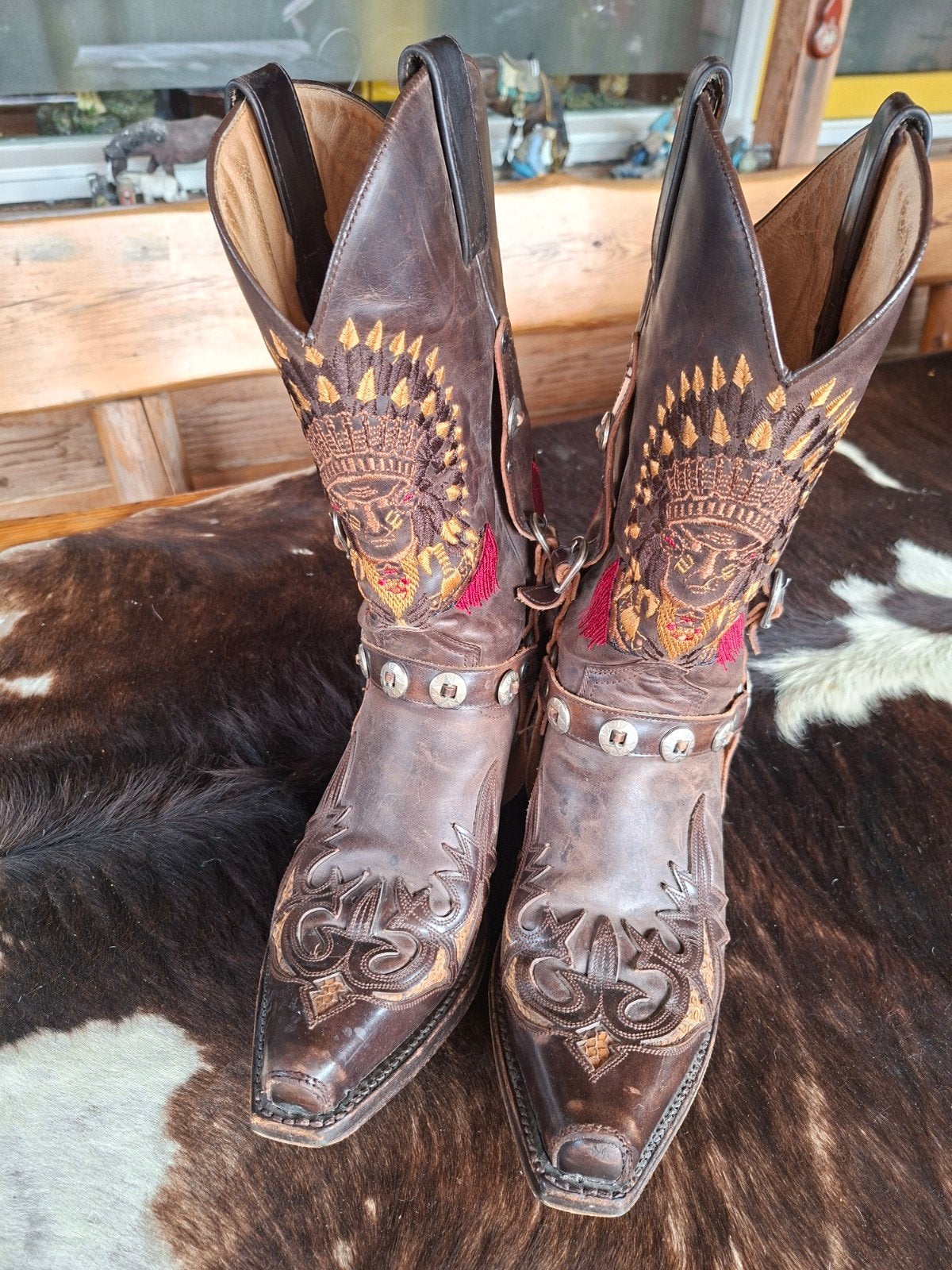sendra western laarzen maat 43, Bruin, Boots, Ophalen of Verzenden, Gedragen