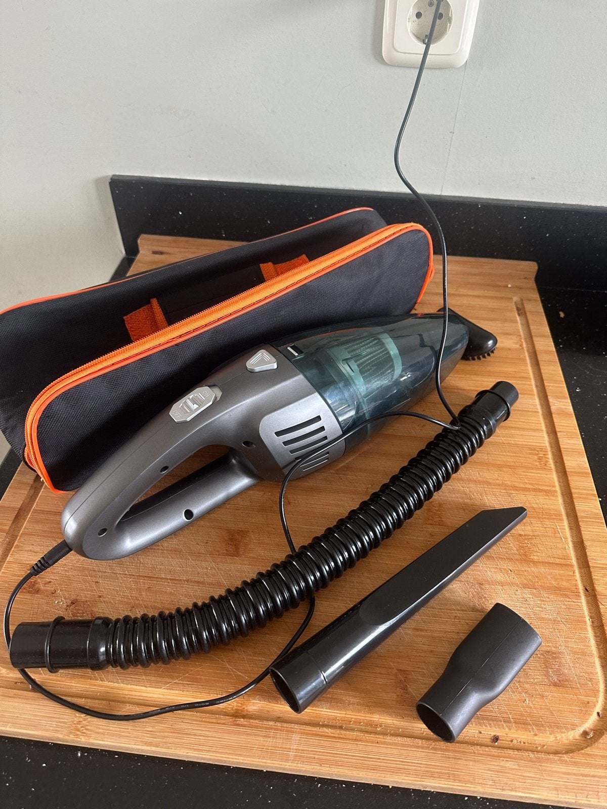 Handige Kruimeldief met Accessoires en Opbergtas, Inclusief accessoires, Kruimeldief, Ophalen of Verzenden, Zo goed als nieuw