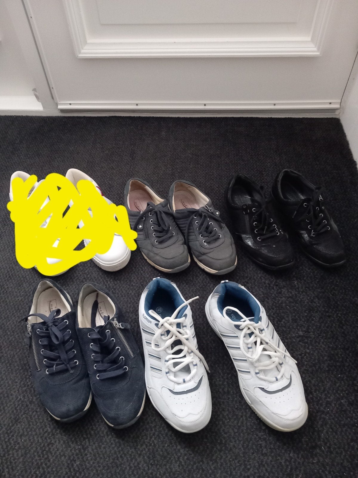 12 paar dames sneakers en instappers, mt 40, veterschoenen, Overige kleuren, Ophalen of Verzenden, Sneakers of Gympen, Gedragen