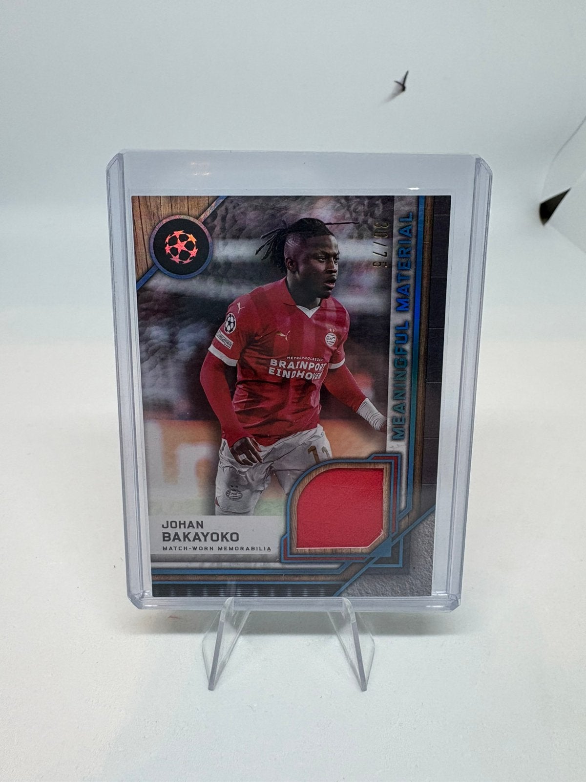 Topps Museum UCL 2023-24 Johan Bakayoko PSV Patch /75, Ophalen of Verzenden, Zo goed als nieuw, Plaatje