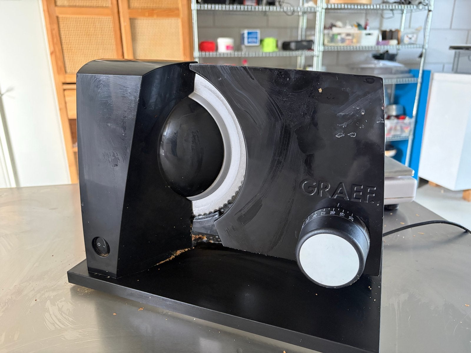 Graef Snijmachine - Zwart, Gebruikt, Ophalen, Gebruikt, Zwart, Metaal