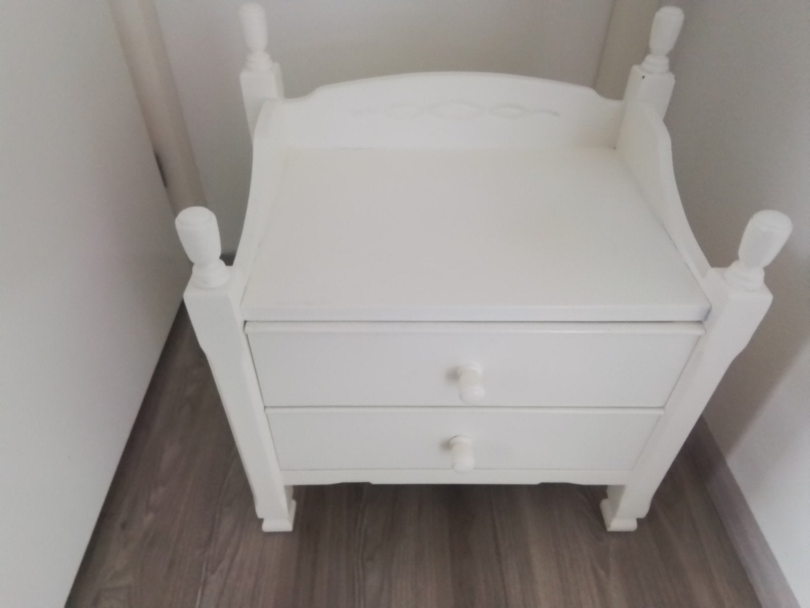 nachtkastjes, Ophalen, 70 cm of minder, Wit, Tweepersoons