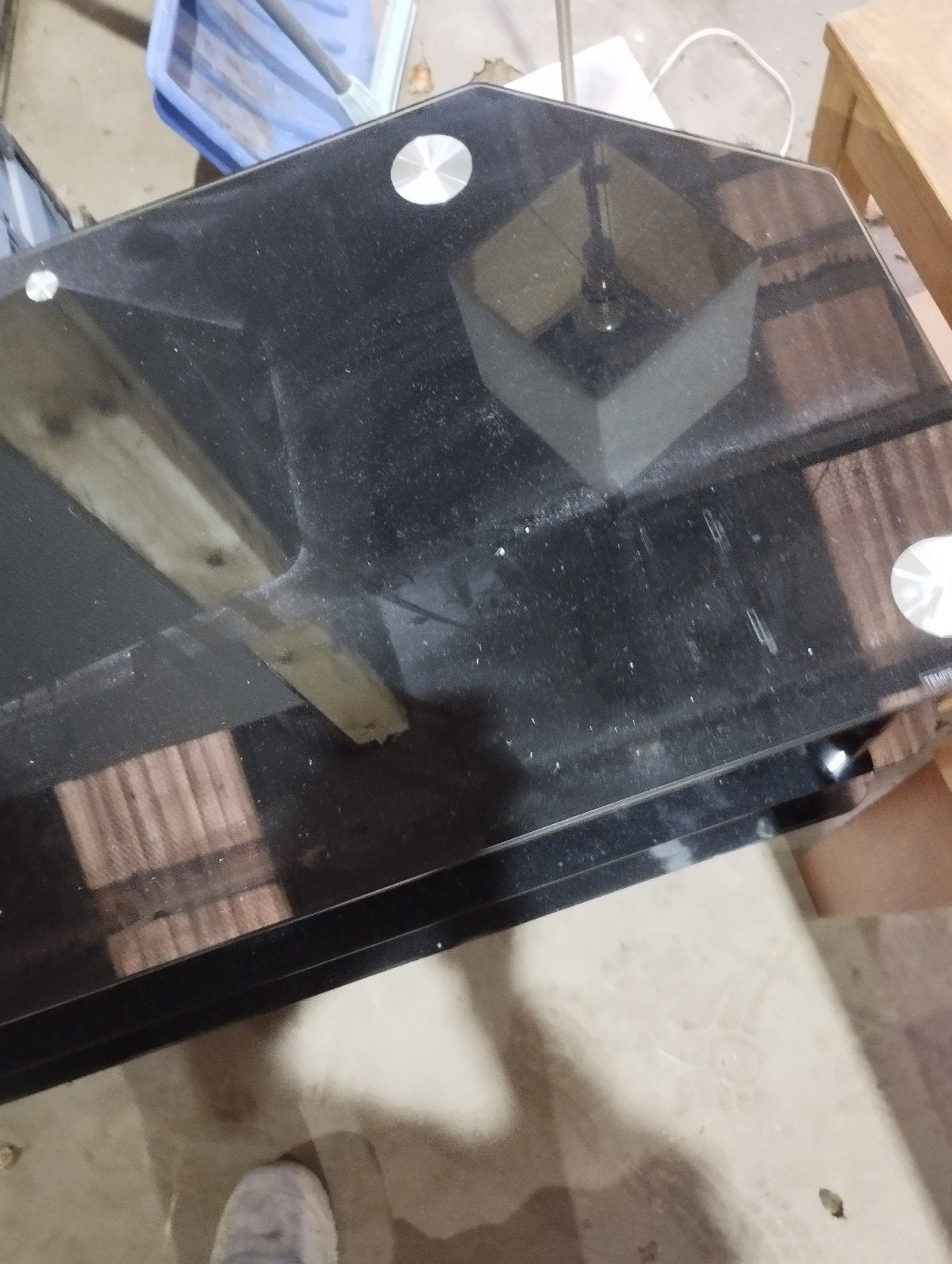 tv meubel, 100 tot 150 cm, Ophalen of Verzenden, Glas, X
