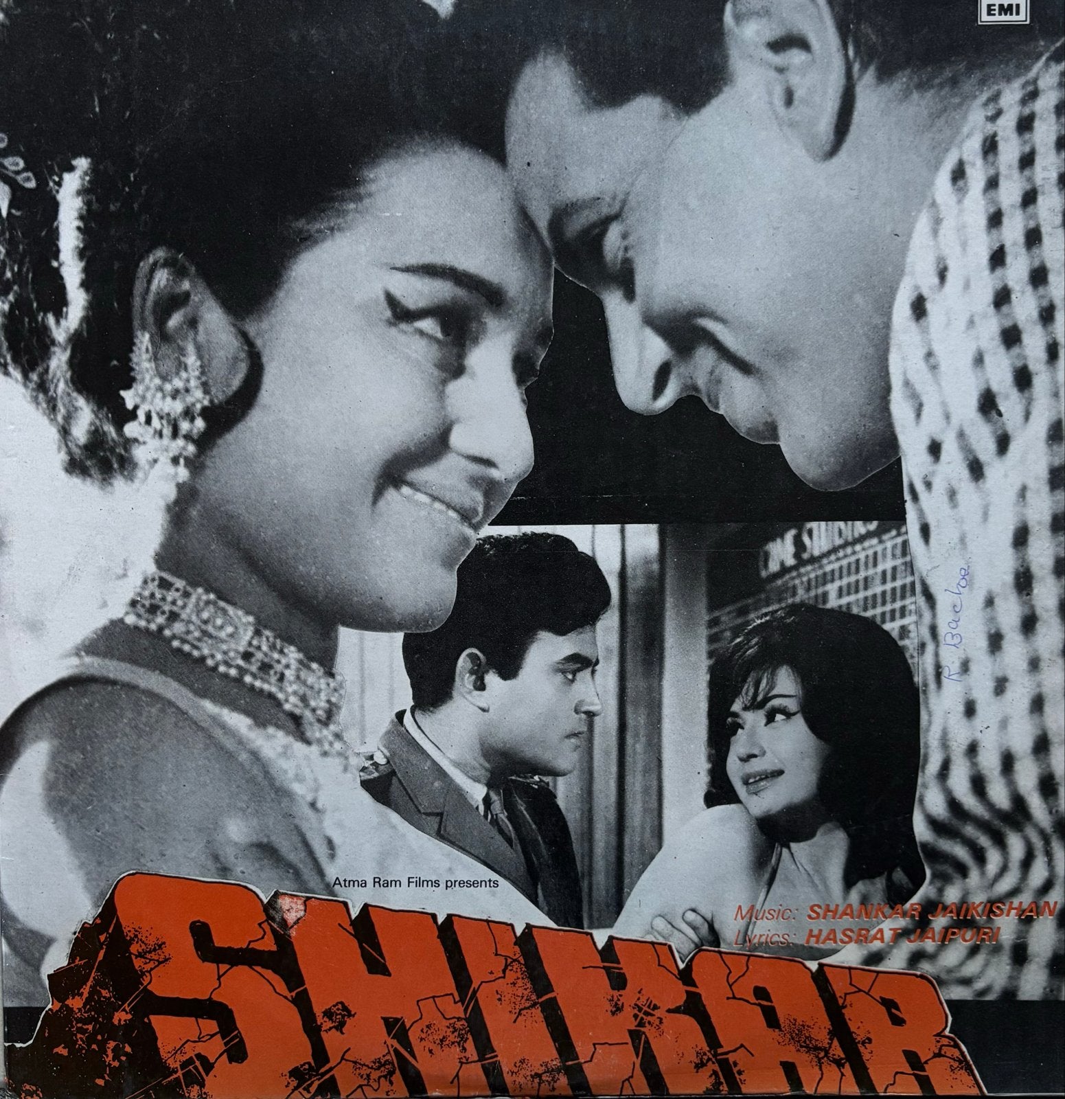 Shikar Bollywood Soundtrack LP - Shankar Jaikishan, Gebruikt, Verzenden, Originele persing, 12 inch