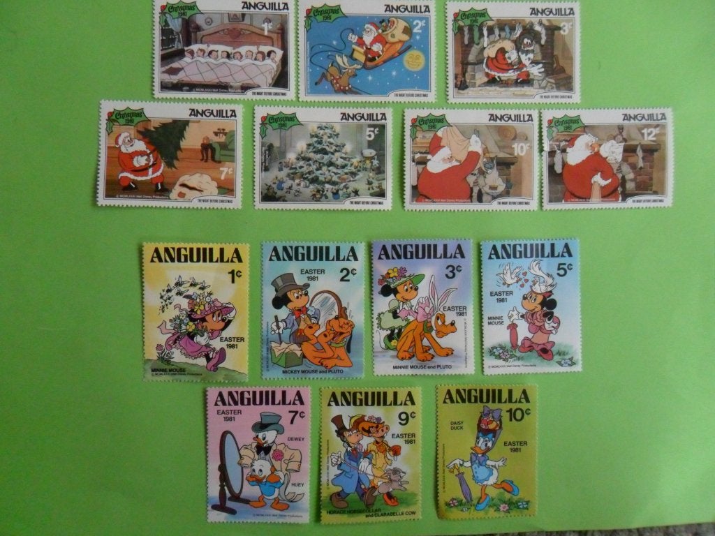 Disney: 132 thema-postzegels uit 9 landen, Ophalen of Verzenden, Overige figuren, Zo goed als nieuw, Overige typen