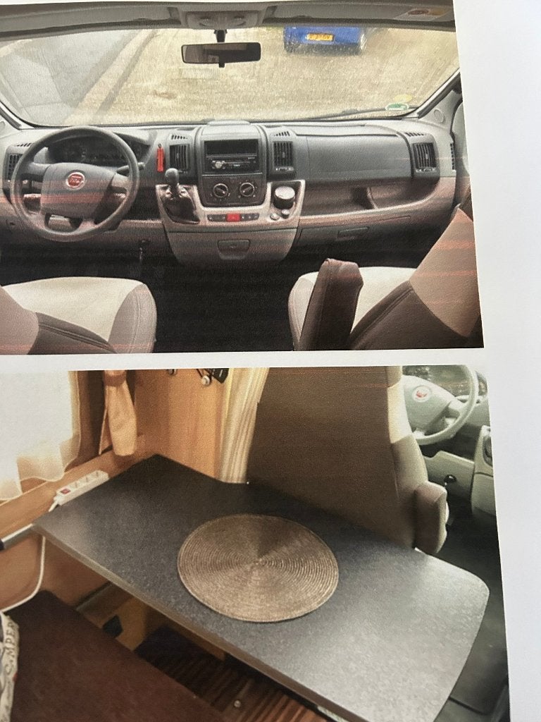 camper, Chemisch toilet, Standaard zit, Ringverwarming, Fiat