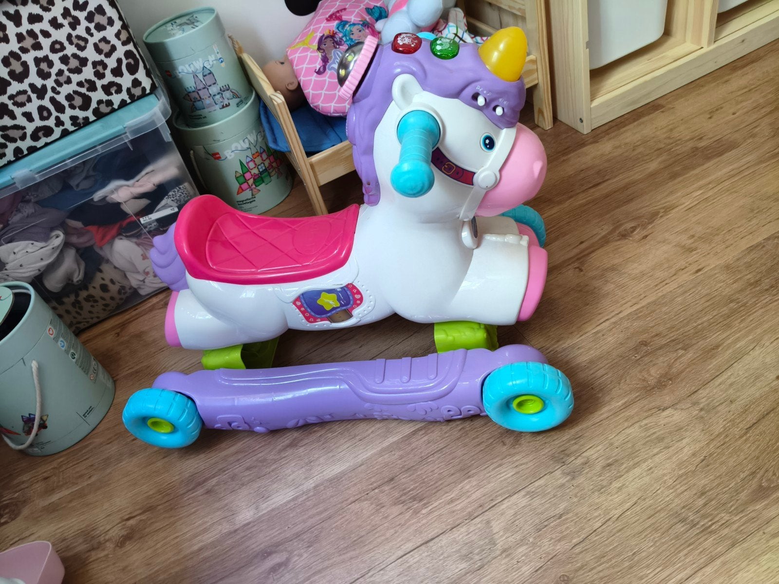VTech hobby en speel eenhoorn, Kinderen en Baby's, Ophalen, Zo goed als nieuw, Overige typen