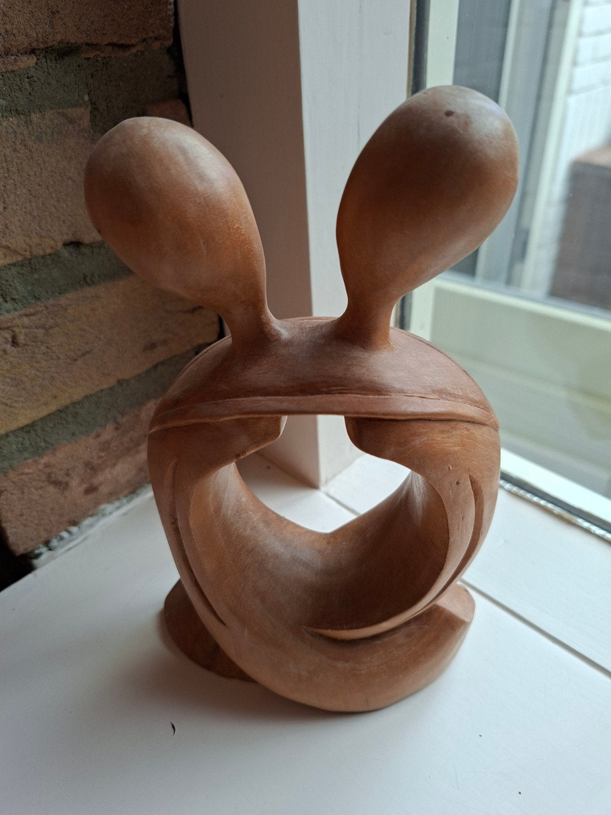 Hand geslepen hout sculptuur, Antiek en Kunst, Ophalen of Verzenden