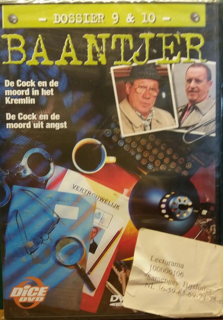 Baantjer dossier 9 en 10 Moord  Kremlin Moord uit angst, Vanaf 12 jaar, Ophalen of Verzenden, Nieuw in verpakking, Thriller