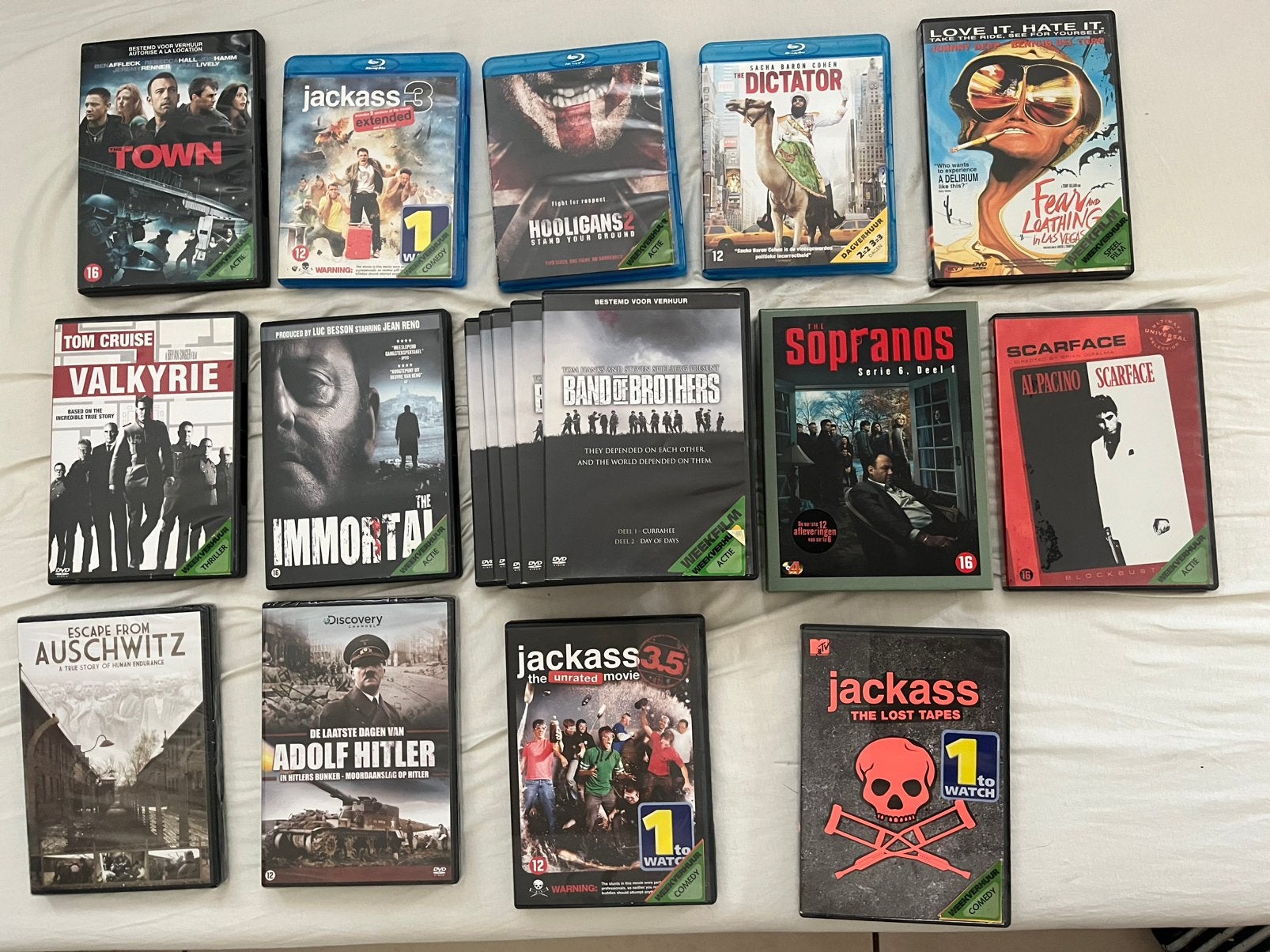 Gratis DVD’s, Alle leeftijden, Ophalen, Gebruikt, Oorlog