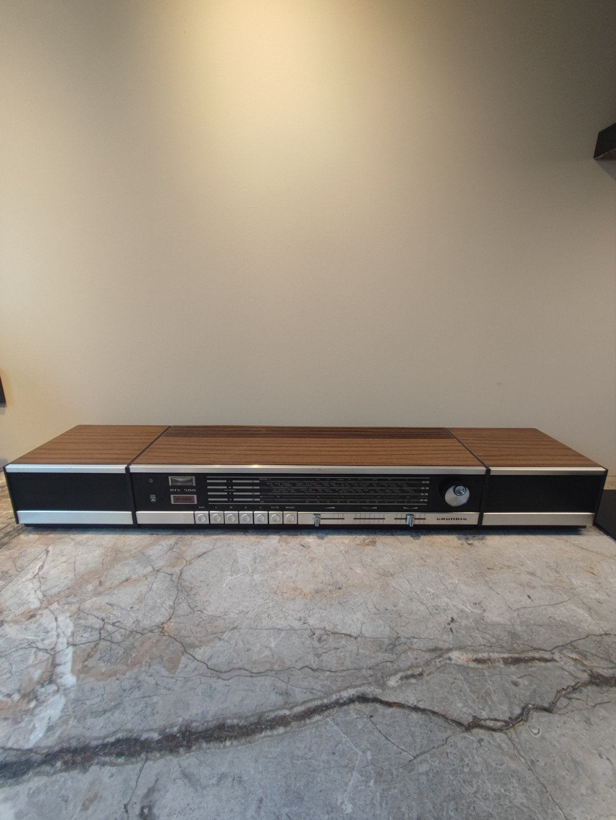 Vintage Grundig RTV 500 Alltransistor FM-Stereo Radio, Ophalen of Verzenden, Gebruikt, Radio