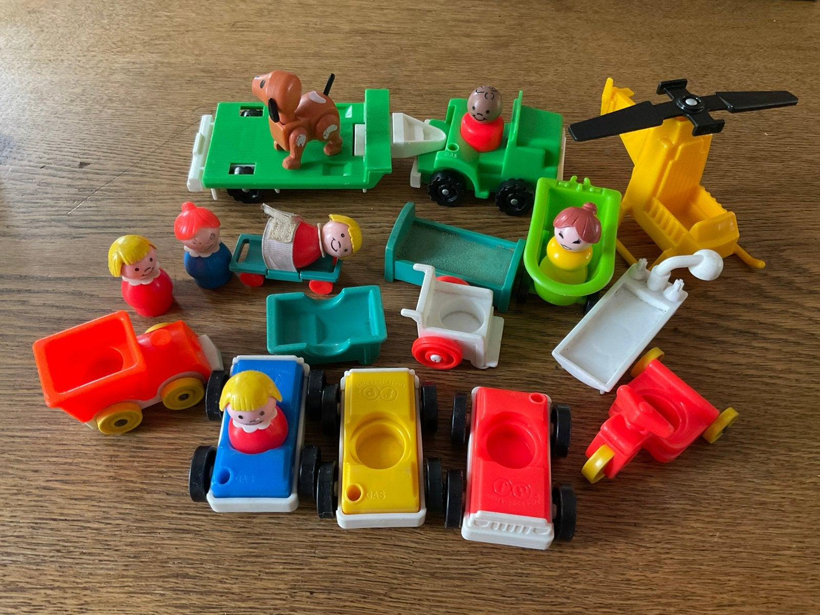 Veel vintage fisher price speeltjes, Ophalen of Verzenden, Gebruikt