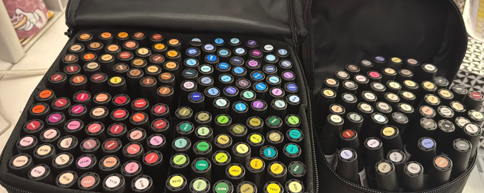 Winsor & Newton promarkers c.a. 160 stuks, Ophalen of Verzenden, Zo goed als nieuw