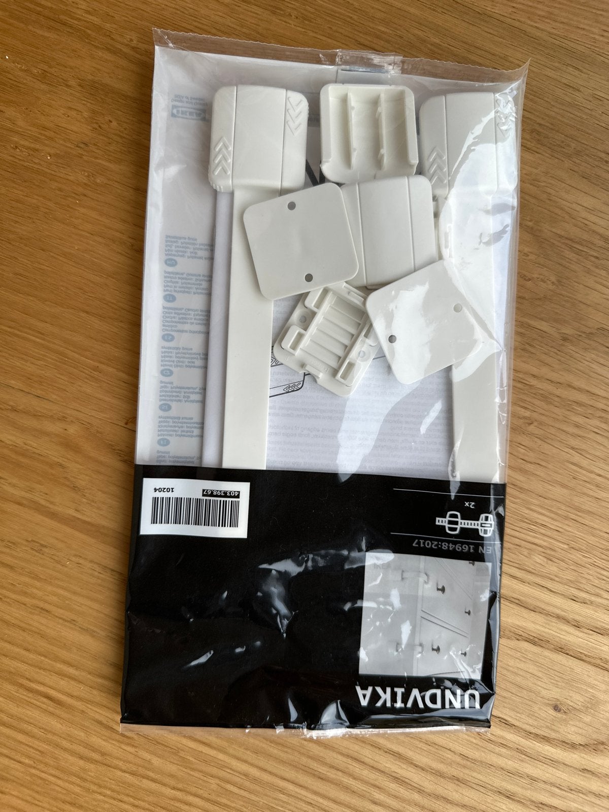 IKEA UNDVIKA Veiligheidssluitingen (2 stuks), Ophalen, Nieuw, Overige materialen, Overige typen