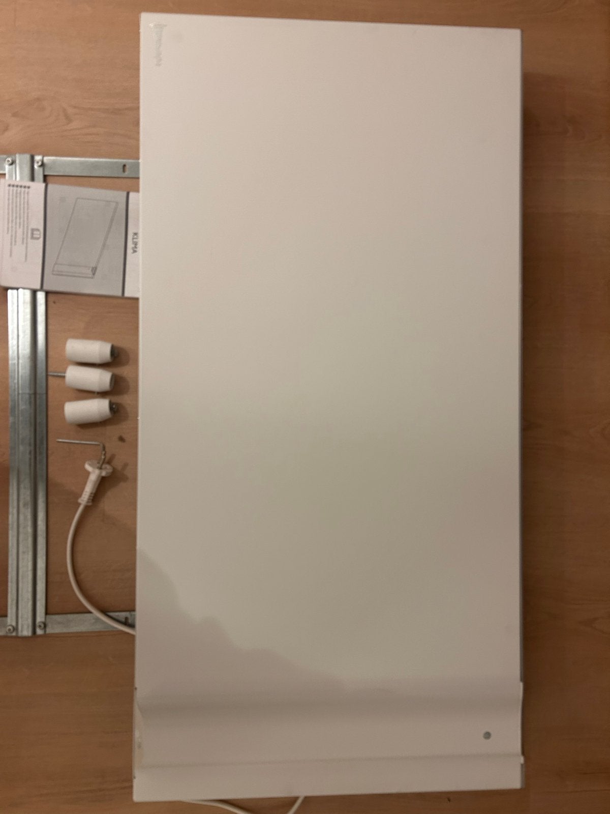 DRL E-Comfort Klima structuur wit RAL9003 1500W 100 x 50, Ophalen, 30 tot 80 cm, Radiator, Nieuw