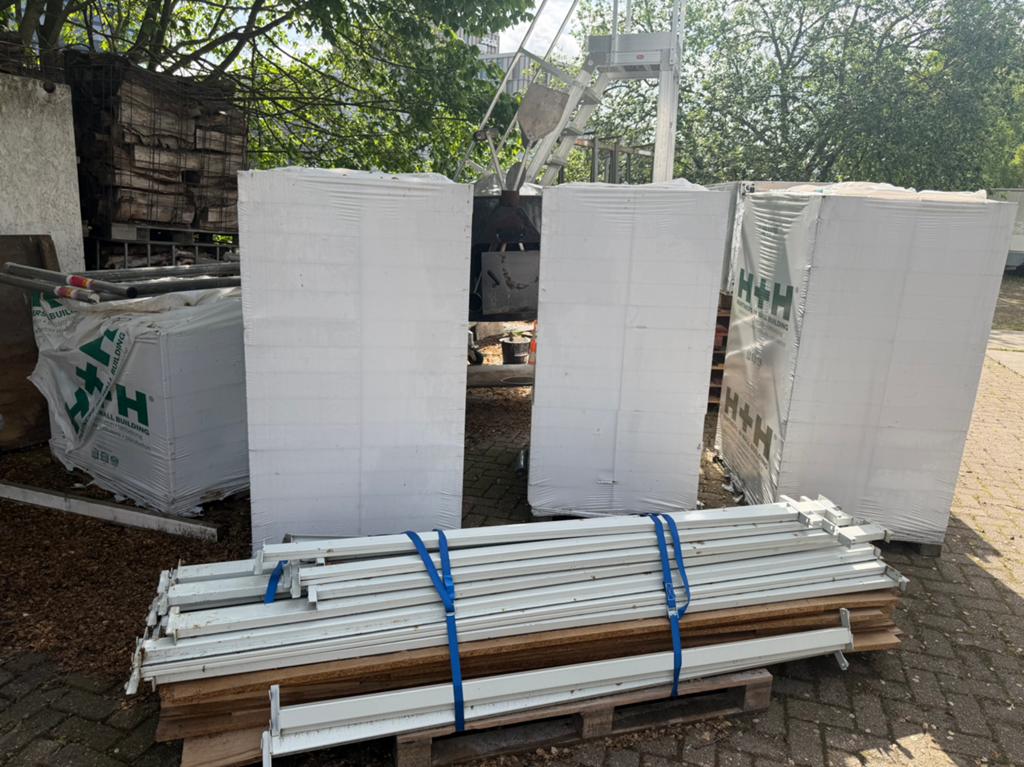 210x Cellenbeton/gasbetonblokken 400x600x100, Doe-het-zelf en Verbouw, Metselstenen, Ophalen, Nieuw, Bakstenen