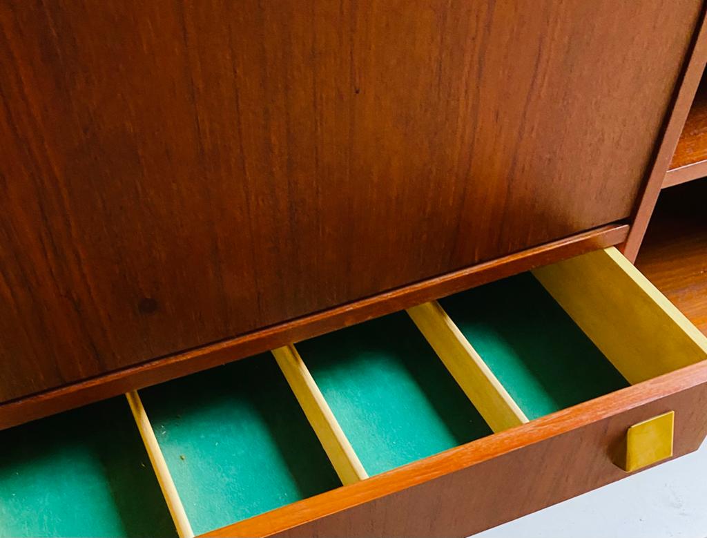 Teak low board kast Mid Century, Ophalen, Gebruikt, Onbekend, Onbekend