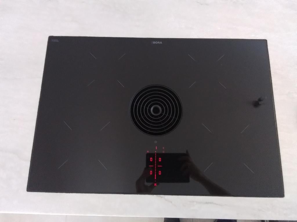 Bora pure Puru inductiekookplaat recirculatie Z.G.A.N., Witgoed en Apparatuur, Ophalen, 4 kookzones, Zo goed als nieuw, Energieklasse A of zuiniger