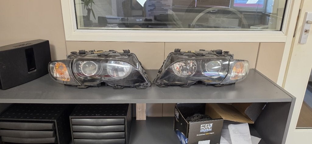 BMW e46 | Set originele facelift xenon koplampen, Auto-onderdelen, Ophalen of Verzenden, Gebruikt, BMW