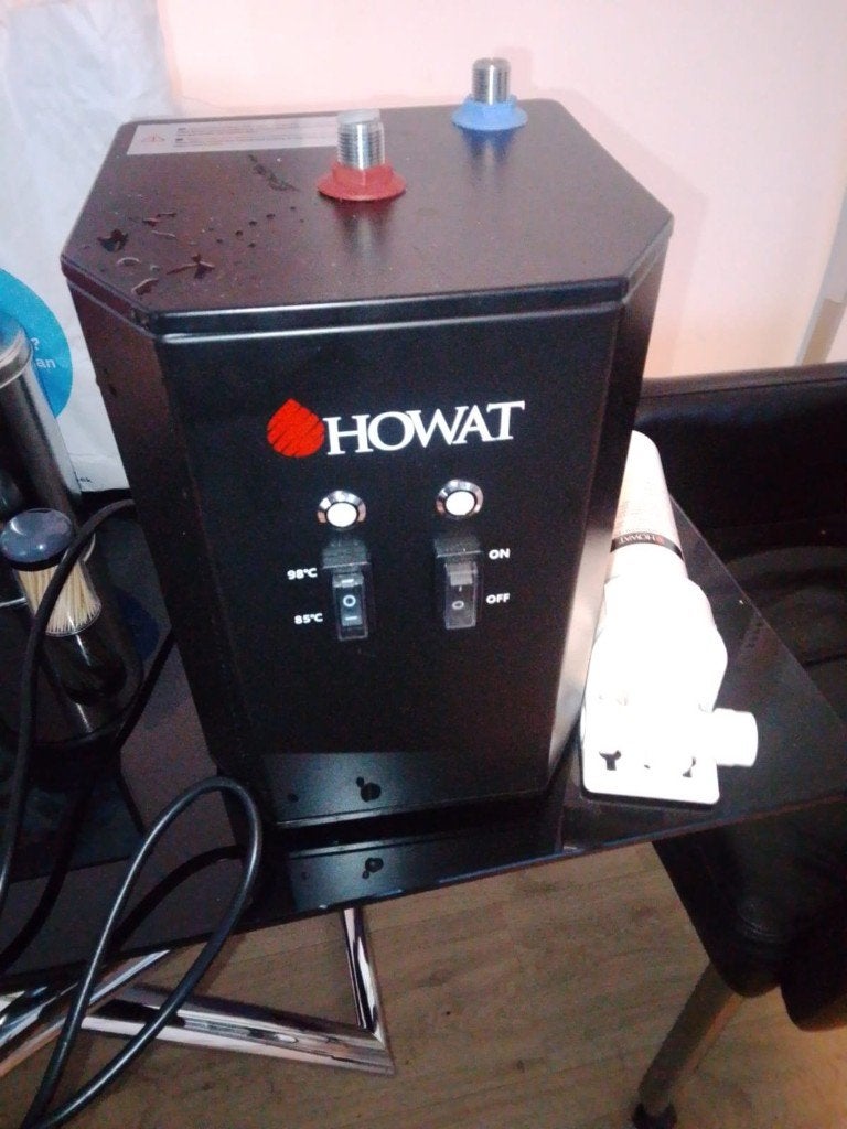 Howat kokend water boiler, Ophalen, Overige typen, Zo goed als nieuw, Zwart