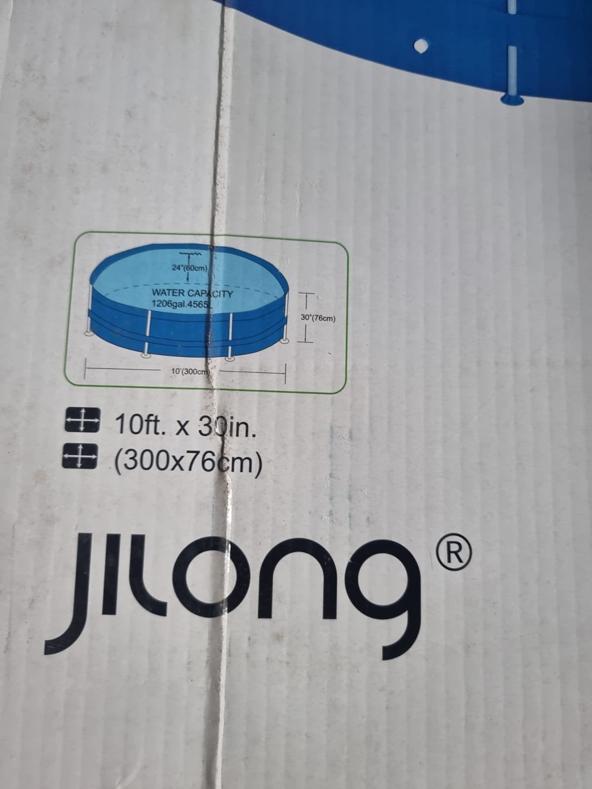 Jilong Opzetzwembad 300x76cm - Nieuw in doos, Tuin en Terras, Zwembaden, Ophalen, 200 tot 300 cm, 80 tot 120 cm, Rond