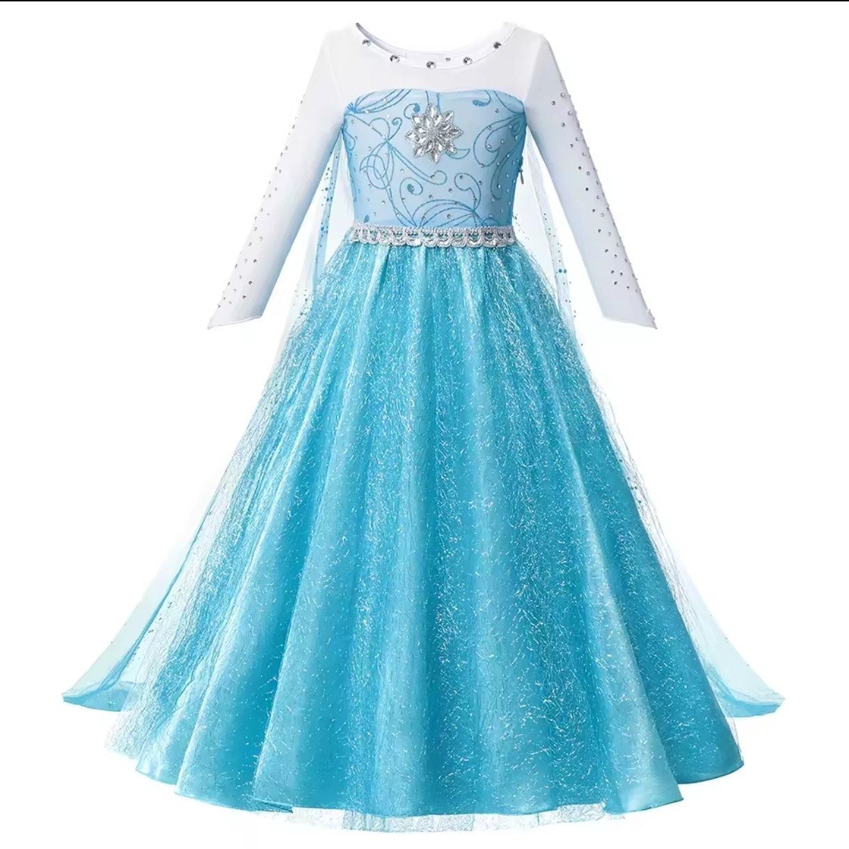 Frozen Elsa Jurk Maat 110 incl. accessoires!, Ophalen of Verzenden, Nieuw, Meisje