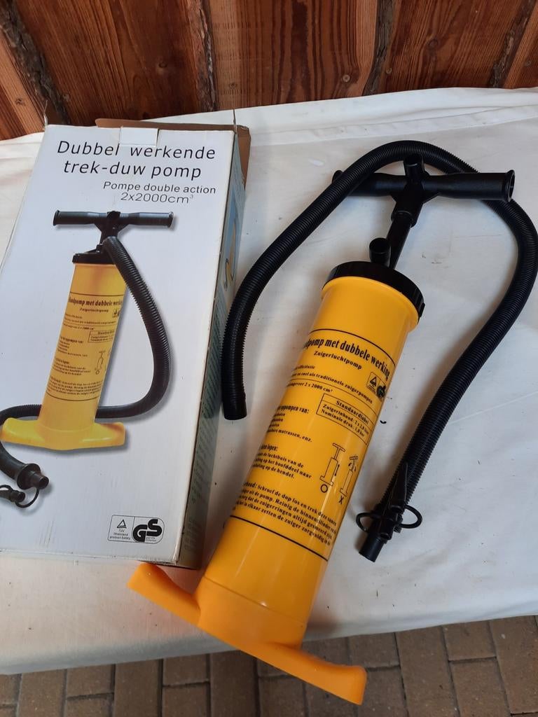 Dubbel werkende trek-duw pomp, Ophalen of Verzenden