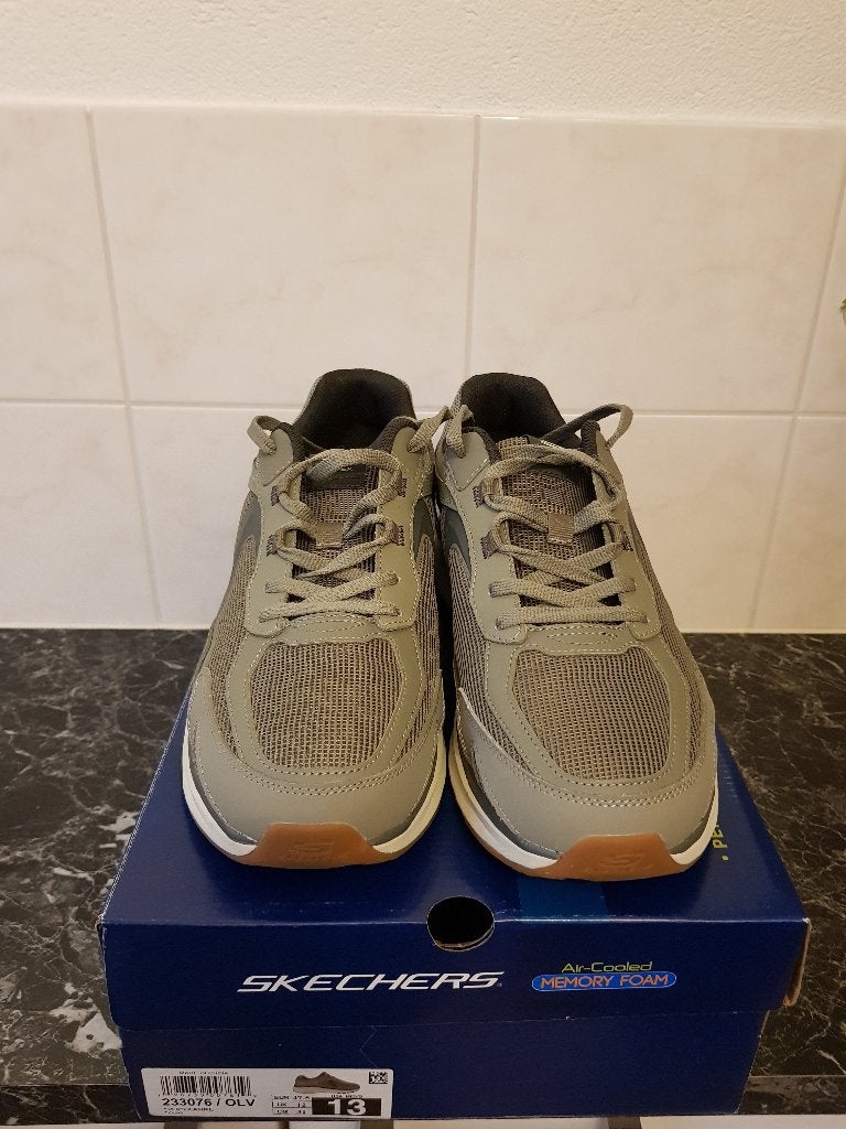 Skechers Air-Cooled Memory Foam Sneakers - Maat 47.5, Overige kleuren, Nieuw, Ophalen of Verzenden, Sneakers of Gympen