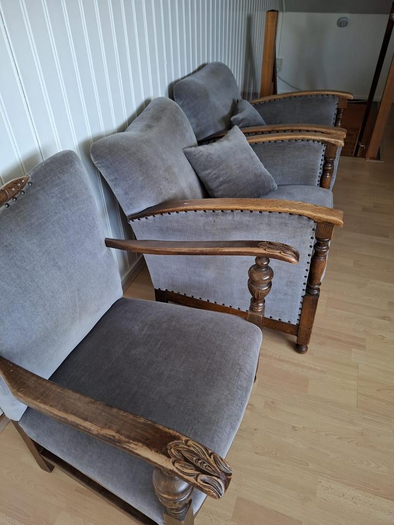 3 stoelen €50 p/sy, Ophalen