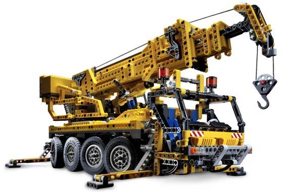 LEGO Technic 8421 Mobile Crane, Ophalen of Verzenden, Zo goed als nieuw, Technic, Complete set