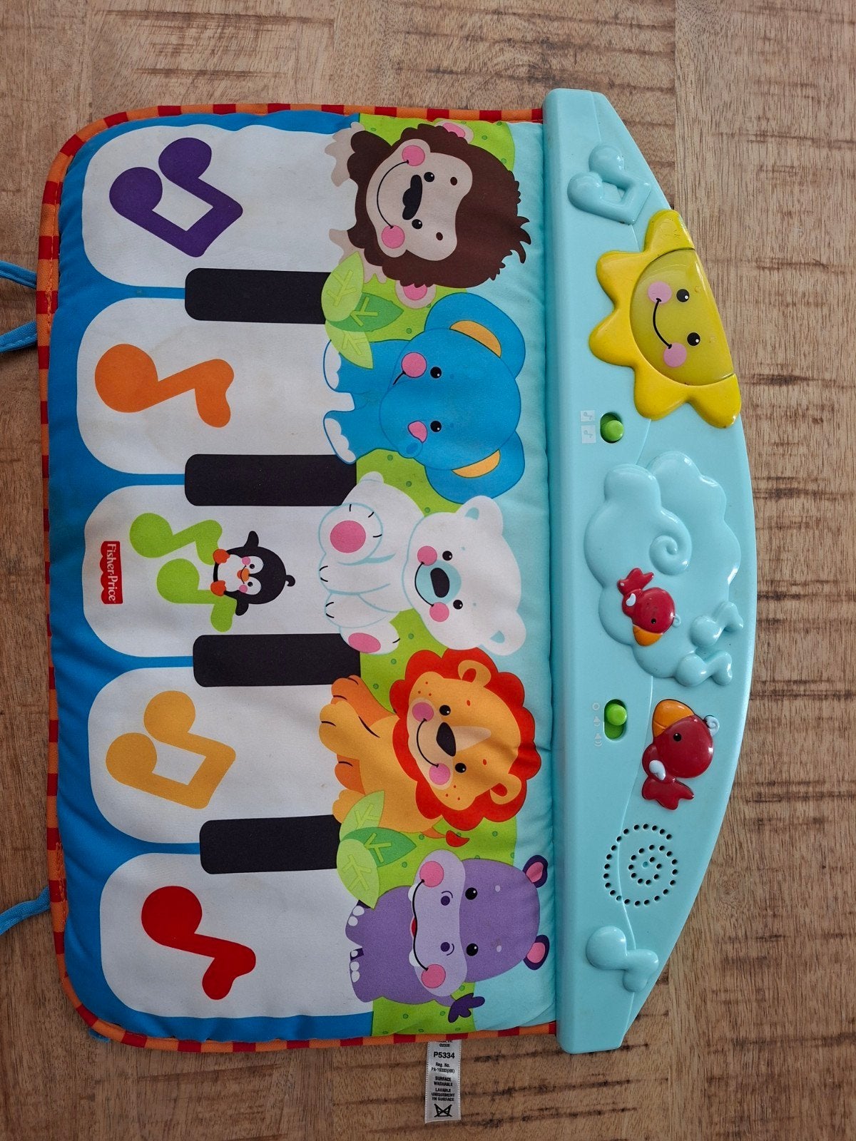 fisher price baby piano, Ophalen of Verzenden, Gebruikt