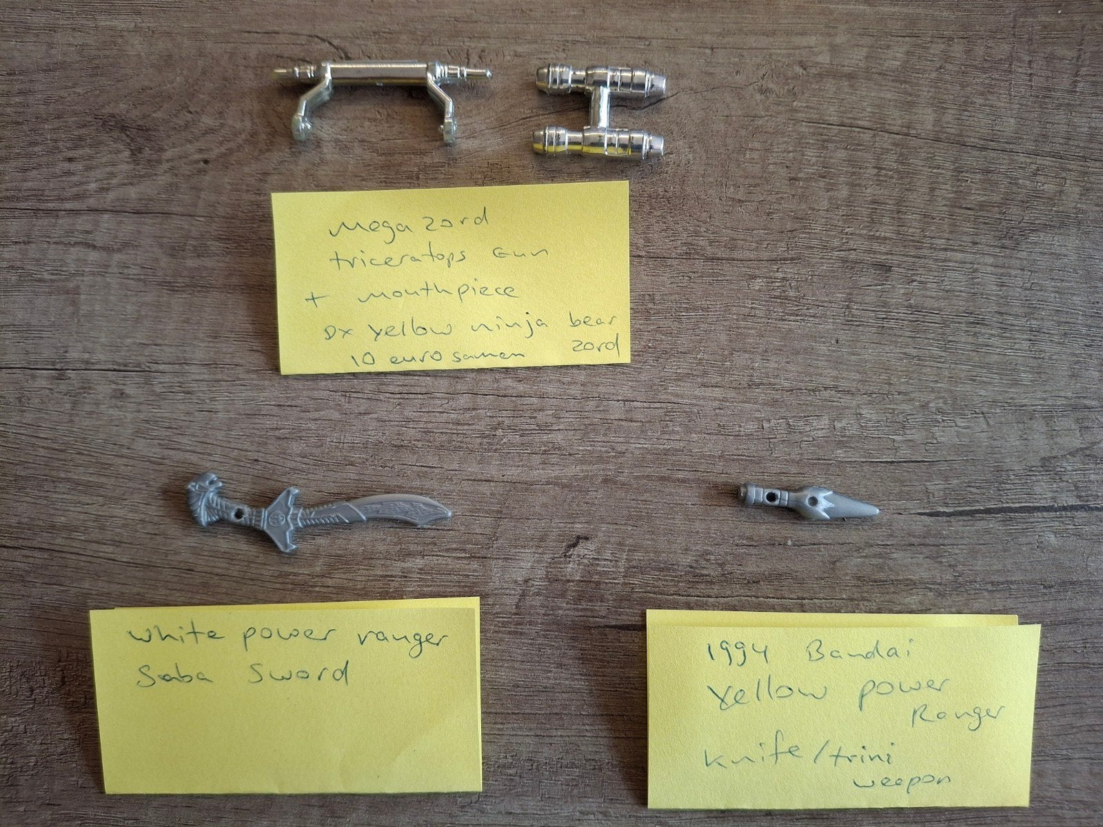 Allerlei wapens en accessoires voor vintage action figures, Ophalen of Verzenden