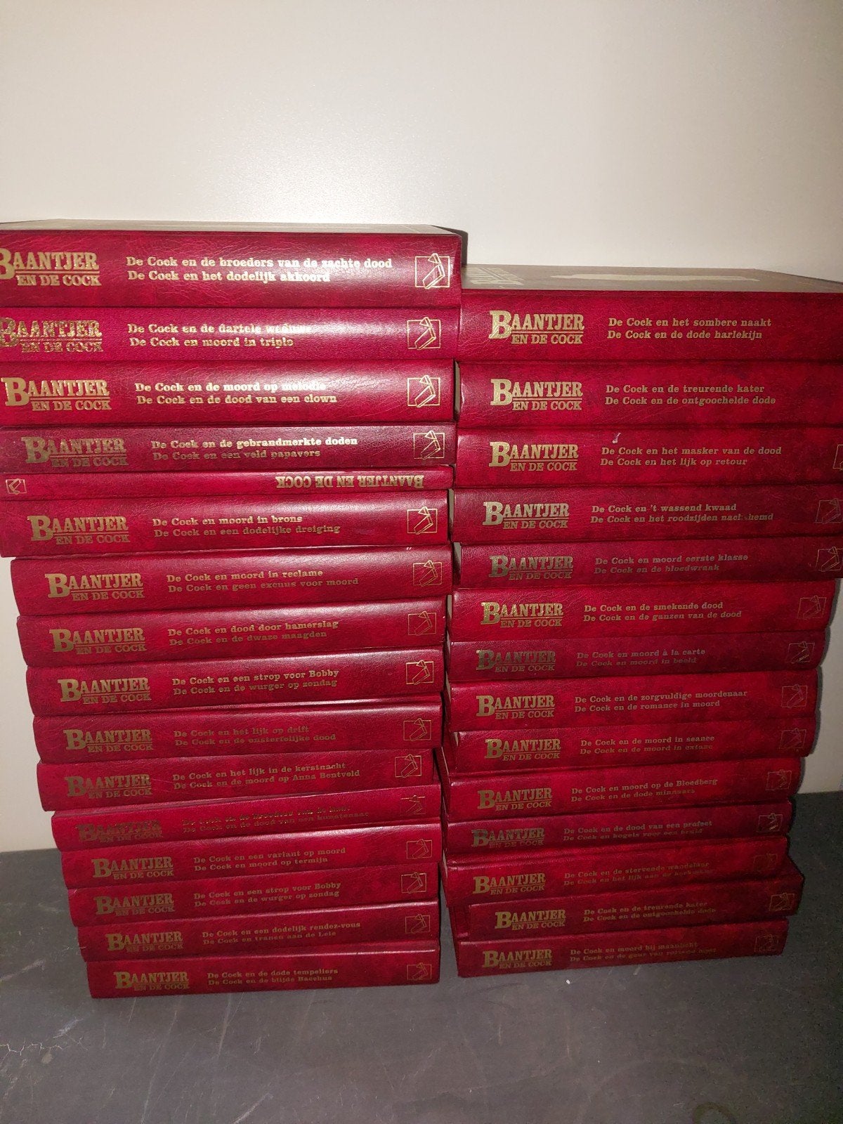 30 Baantjer en De Cock Boekenreeks, Ophalen, Gelezen