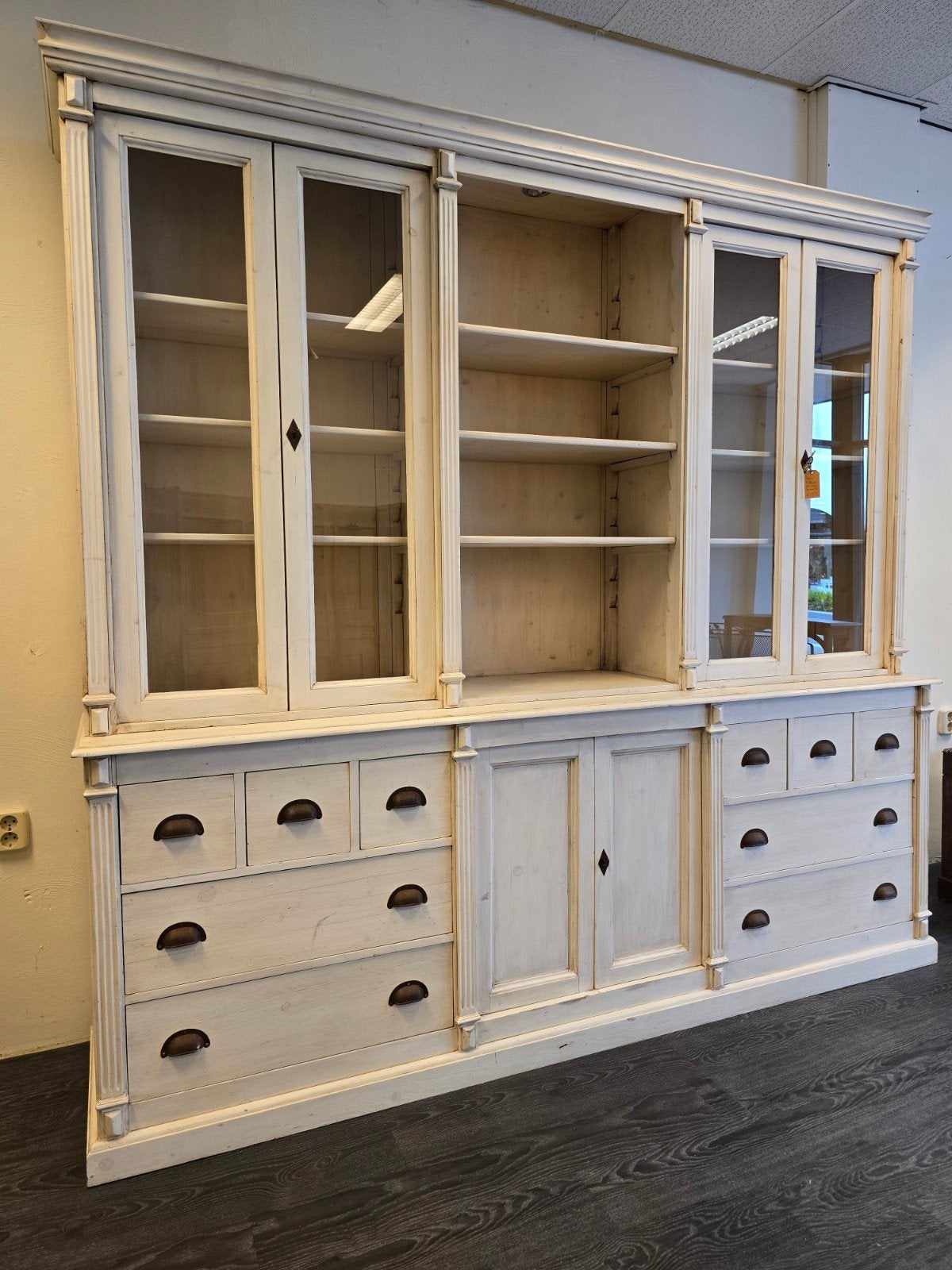 Brocante buffetkast | servieskast | keukenkast sleets, Huis en Inrichting, Kasten | Buffetkasten, Gebruikt, 200 cm of meer, Onbekend