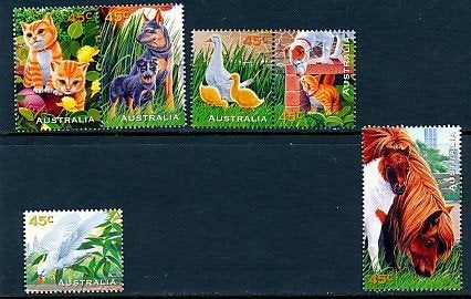 1996 Pets nr 2048a -2051a-2052 - 2053, Verzenden, Postfris