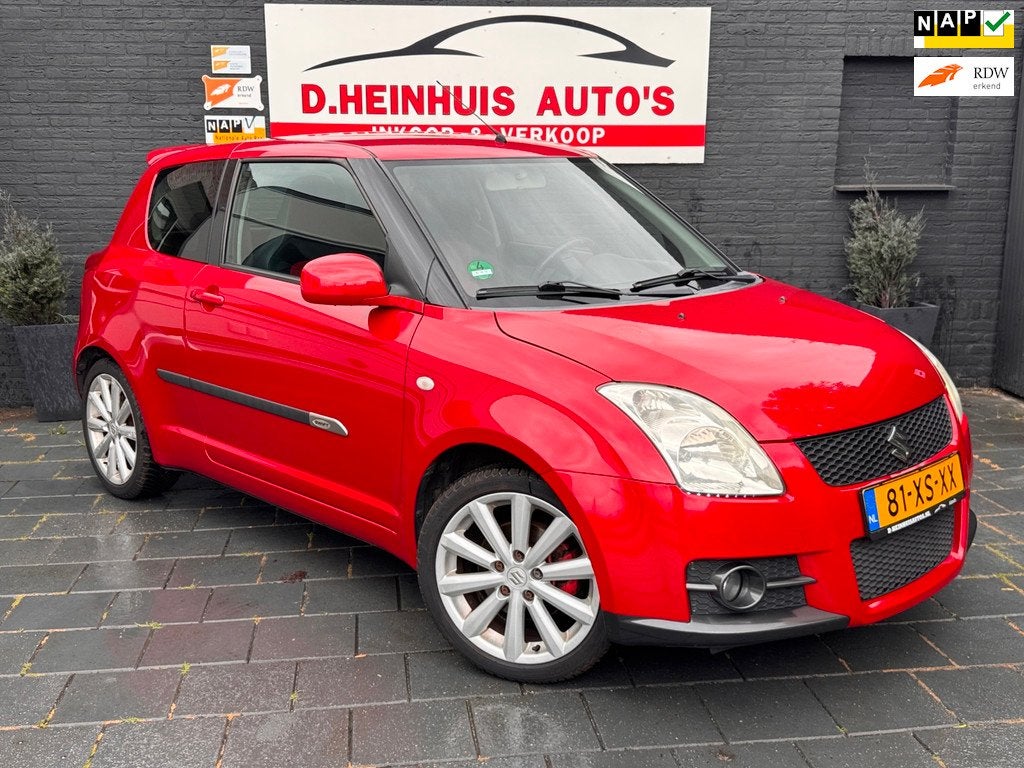 Suzuki Swift 1.6 Sport KLIMA|ORG NL AUTO, Auto's, Voorwielaandrijving, 1005 kg, Zwart, 4 cilinders