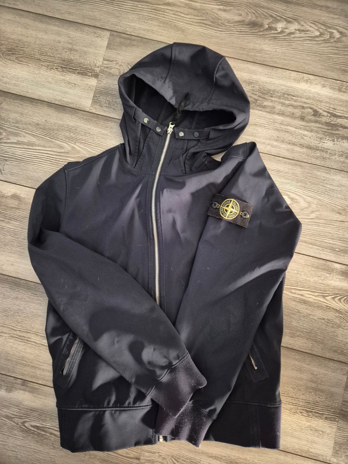 Stone Island Soft Shell R Jas - Donkerblauw, Kleding | Heren, Blauw, Ophalen of Verzenden, Maat 46 (S) of kleiner, Stone Island