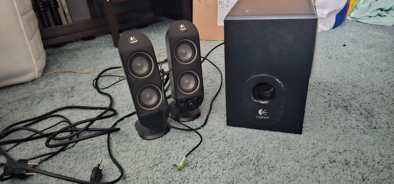 Logitech 2.1 Computer Geluidsboxen met Subwoofer, Ophalen of Verzenden, Gebruikt, Audiokanaal 2.1, Logitech