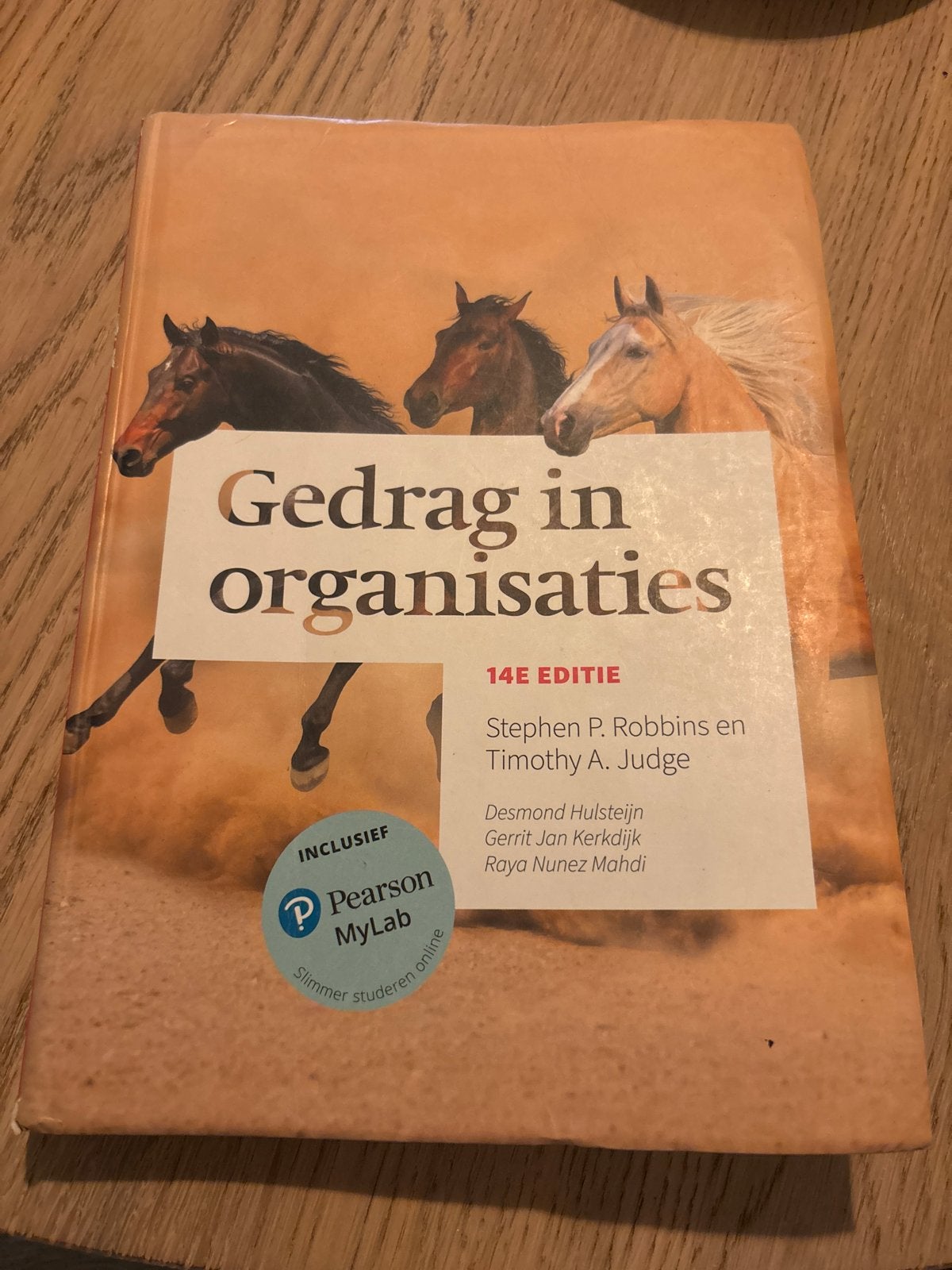 Gedrag in organisaties - 14e editie (Pearson MyLab), Ophalen of Verzenden, Gamma, Zo goed als nieuw, HBO