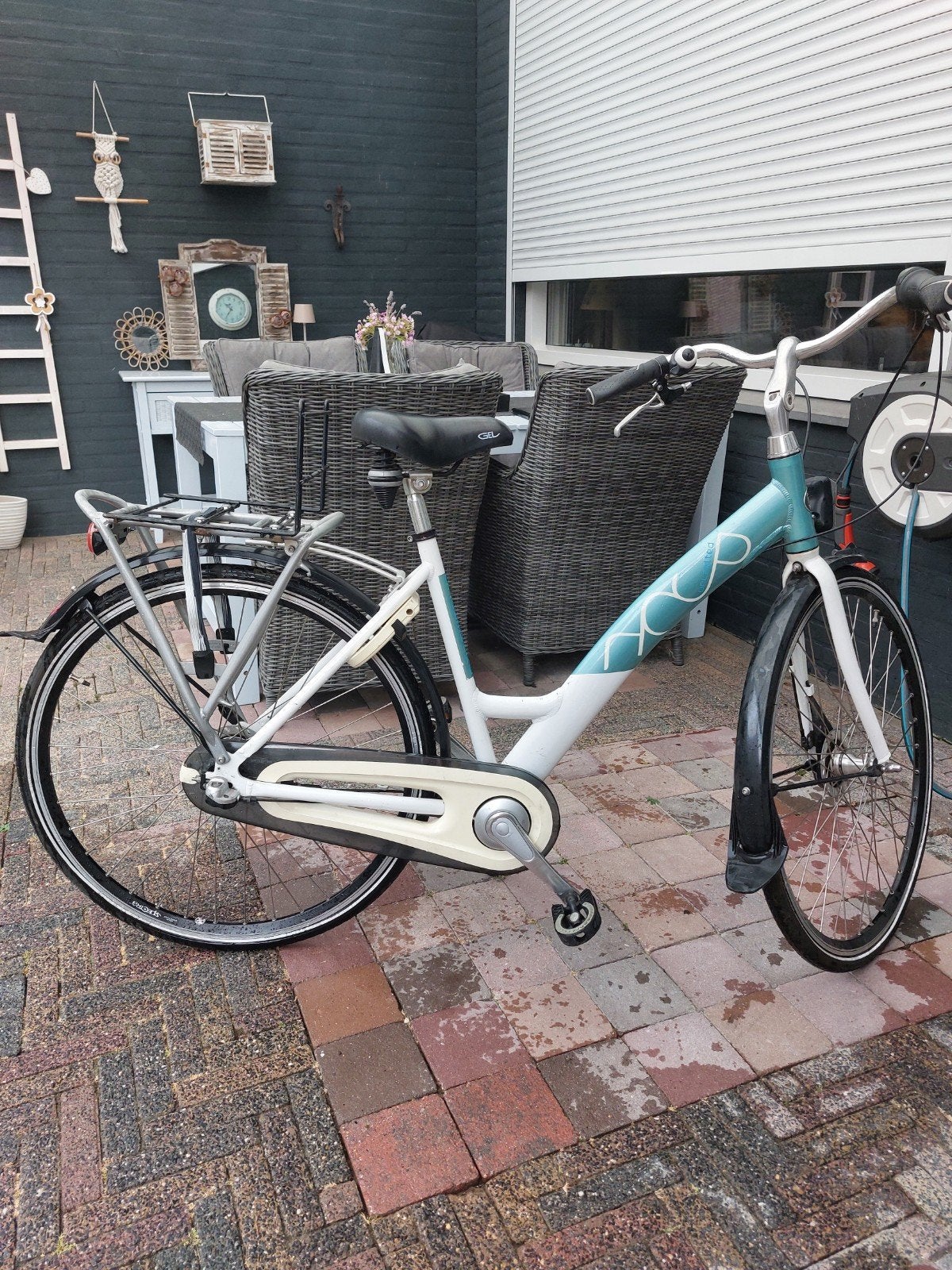 Dames fiets,schoolfiets, Fietsen en Brommers, Elektrische fietsen, Ophalen, Gebruikt, Overige merken