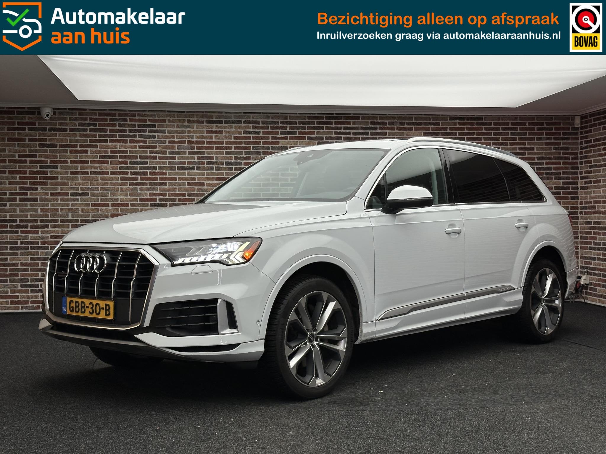 Audi Q7 55 TFSI quattro Pro Line Plus 7 zits | Dak| B&O|, Auto's, Automaat, Dealer onderhouden, Gebruikt, 2995 cc
