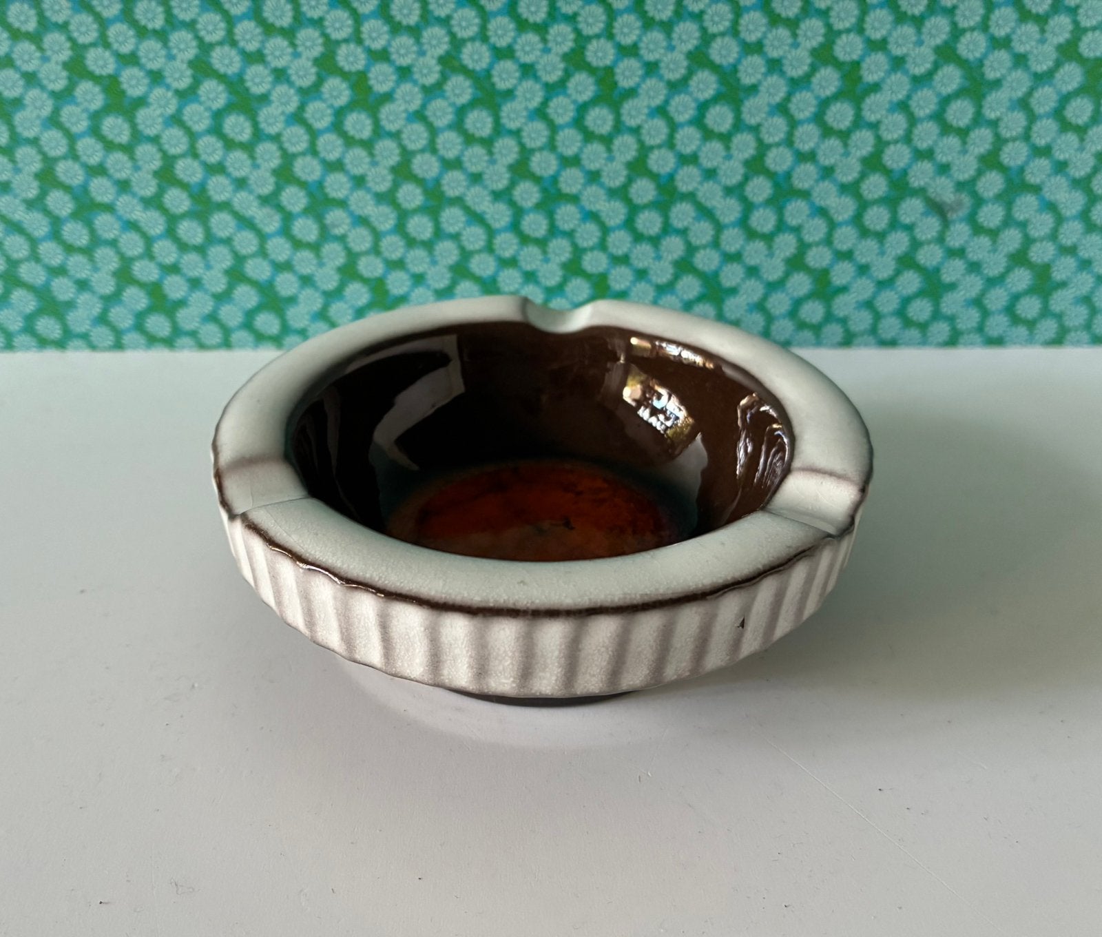 Vintage fat lava asbak potterie ‘t Vuur, Verzamelen, Gebruikt, Ophalen of Verzenden, Nvt, Asbak