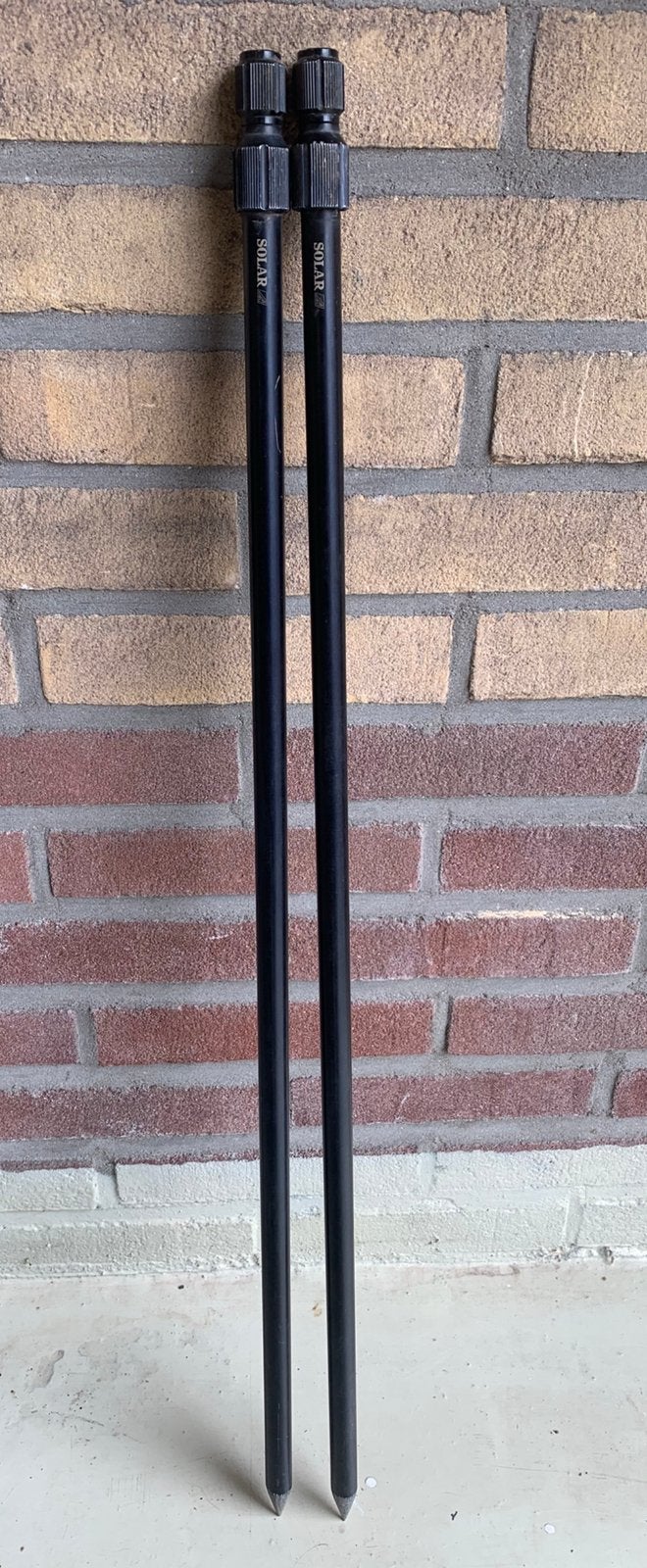 2 x Solar Tackle A1 75 cm banksticks, Watersport en Boten, Ophalen of Verzenden, Zo goed als nieuw, Overige typen