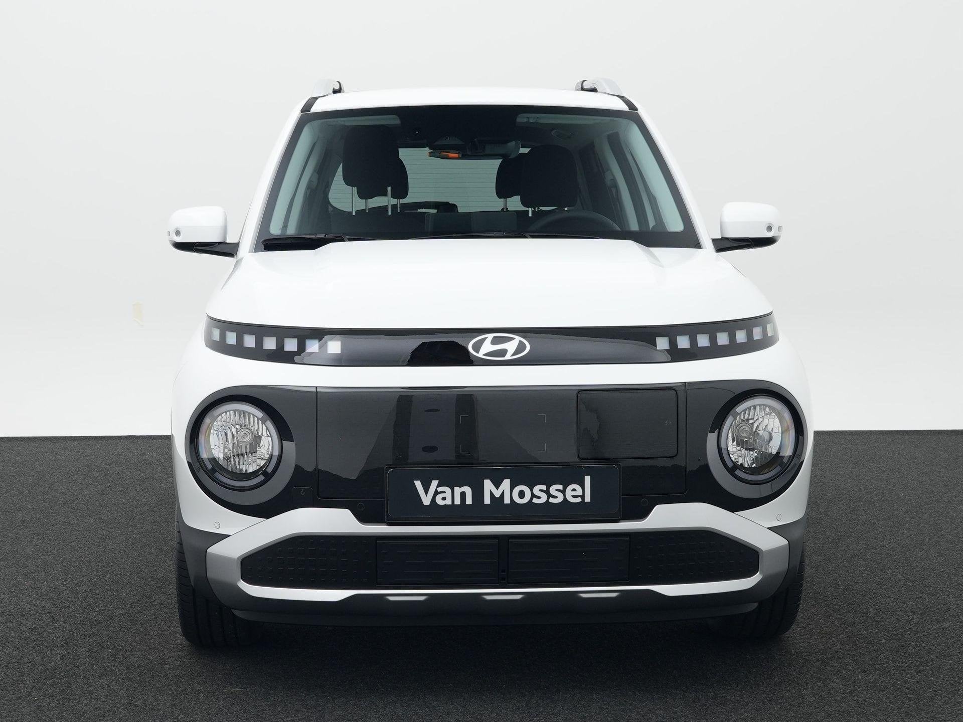 Hyundai INSTER Pulse Advanced 42 kWh | Stoel/ stuurverwarmin, Auto's, Hyundai, Stof, 1280 kg, Met garantie (alle), Wit