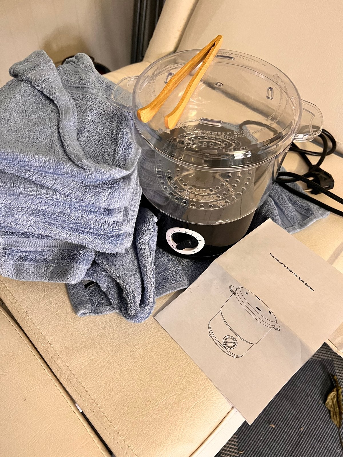 S9801 Hot Towel Steamer - Handdoekverwarmer, Witgoed en Apparatuur, Ophalen of Verzenden, Zo goed als nieuw, Overige typen