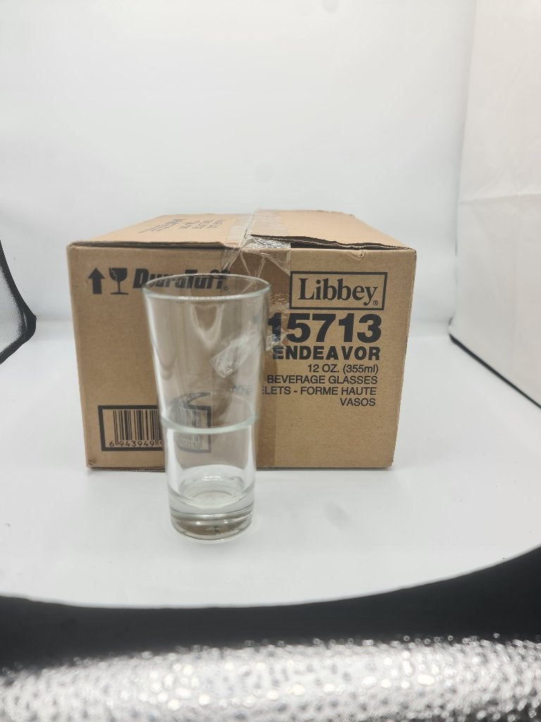 69x Libby Duratuf Endeavor 355ml long drink (prijs per 12), Verzamelen, Ophalen of Verzenden, Nieuw, Bierglas